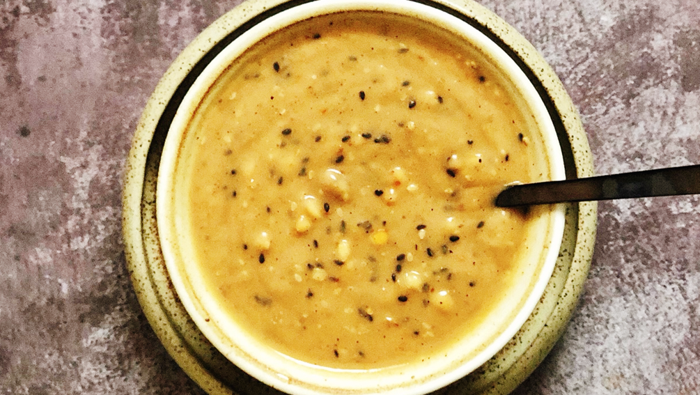 【八寶香油茶】做法步驟圖 配料家里常有 開水一兌就能吃-起舞食譜網