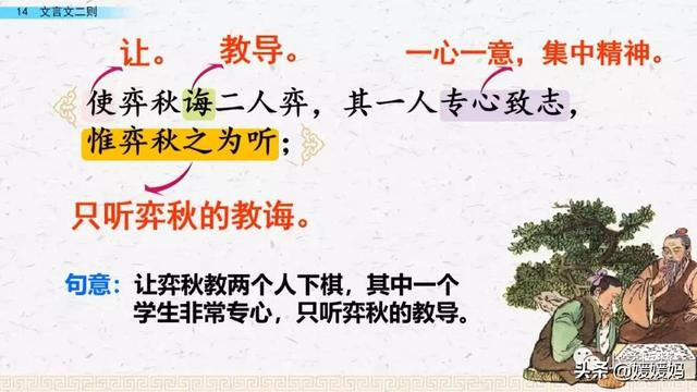 为是其智弗若与曰非然也的意思，为是其智弗若与曰非然也的意思是（六年级下册语文第14课《文言文二则》图文详解及同步练习）