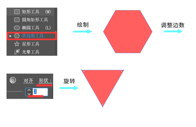 ps怎么画六边形，ps六边形怎么画（2.5D炫幻浮空都市插画）