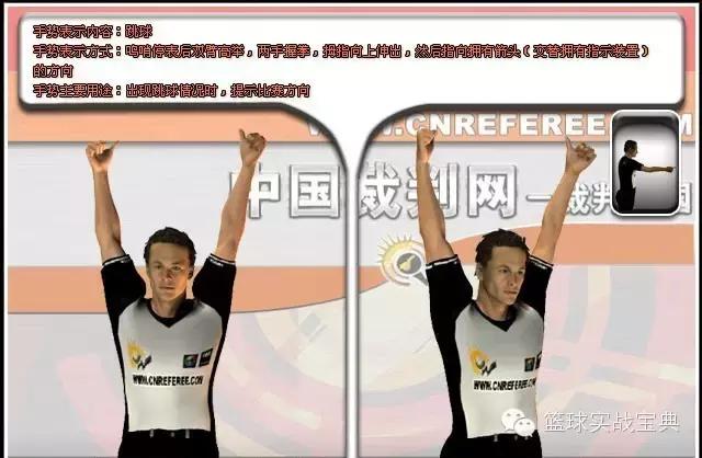 图解:NBA官方裁判手势，篮球裁判最新手势（篮球规则和裁判的判罚手势你知道多少）