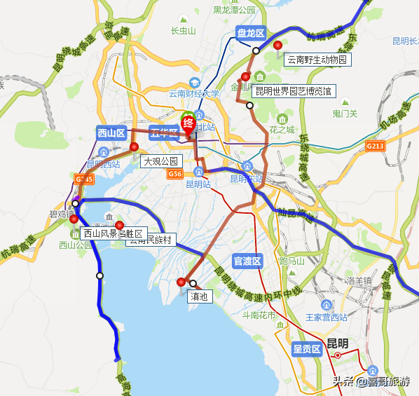 云南旅游景点介绍，云南旅游景点介绍PPT免费下载（自驾游玩如何规划行程路线）