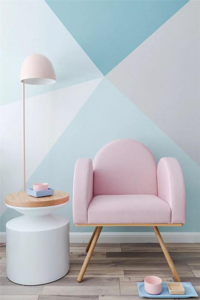 如何选择墙面漆颜色，一面墙刷多种颜色