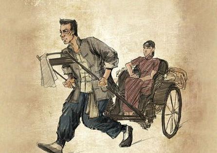 骆驼祥子黄包车简笔画，骆驼祥子黄包车简笔画怎么画（如果祥子不执著于买黄包车）