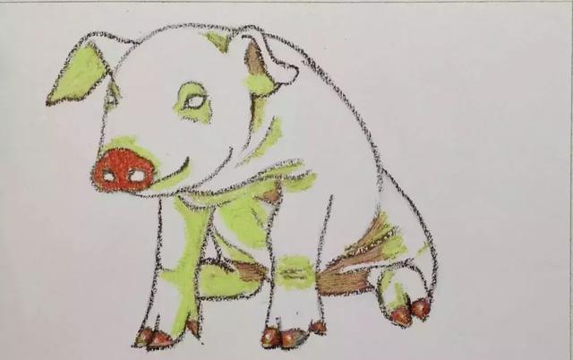 猪头简笔画怎么画，让我们一起学一下小猪简笔画吧