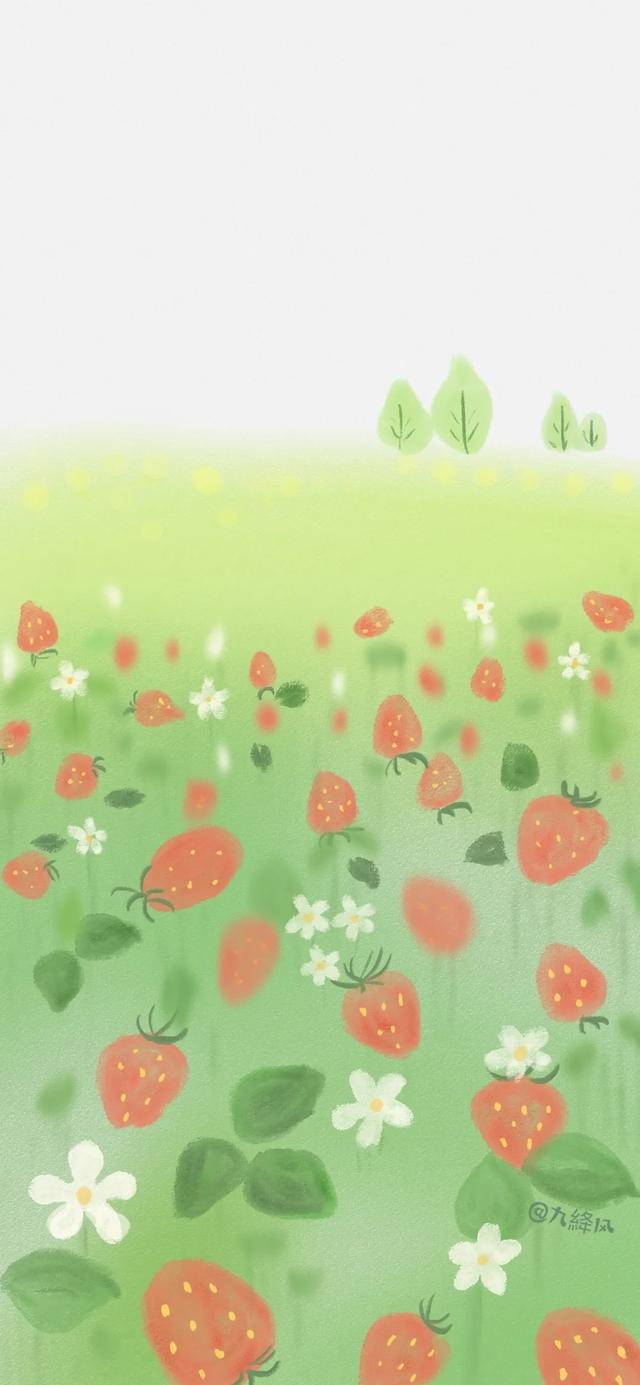小清新壁纸，小清新壁纸卡通（小清新春日插画壁纸，超级养眼图片）
