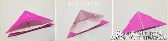 手工折纸折书签教程，折纸手工简单书签（DIY手工制作教程）