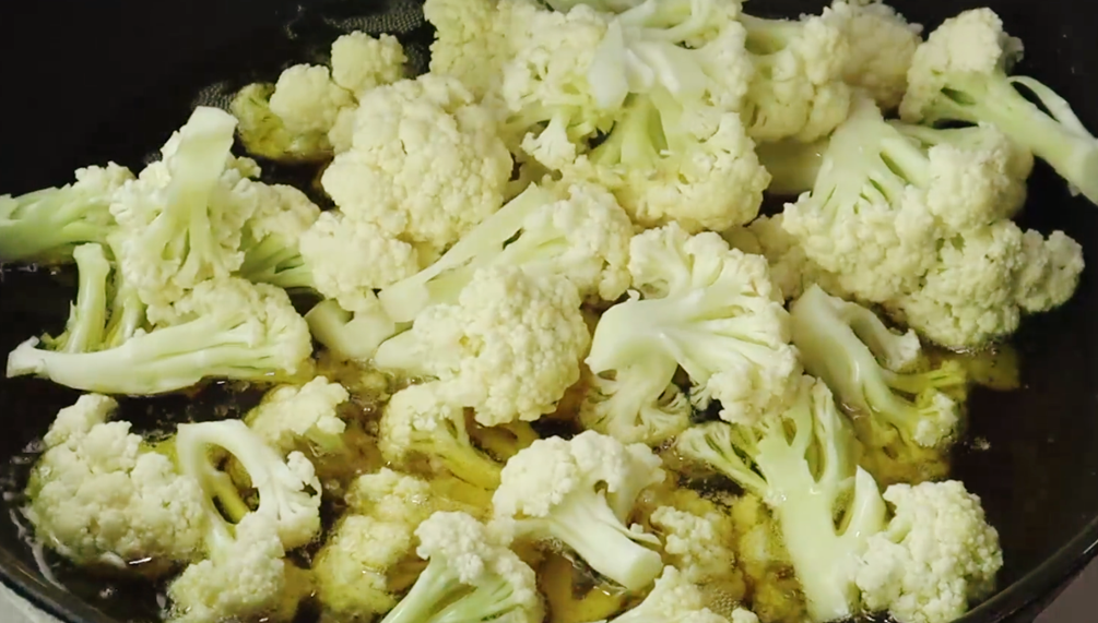 图片[4]-【炒花菜】做法步骤图 花菜好吃不出水 比吃肉还香-起舞食谱网