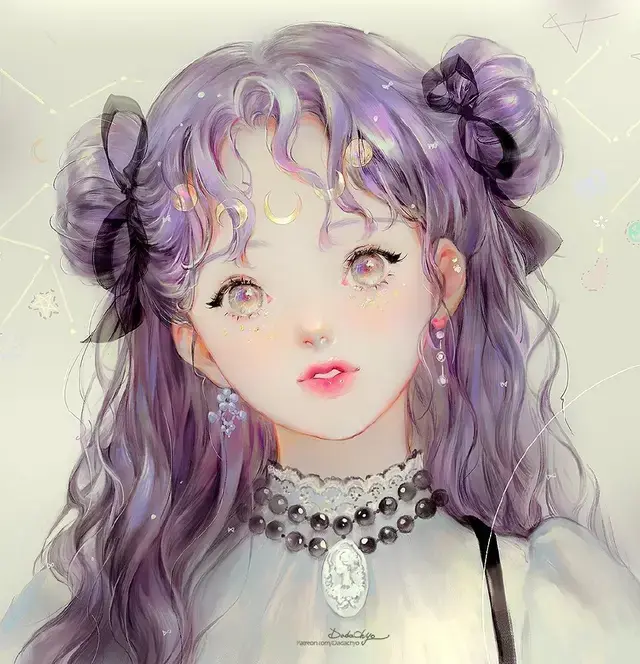 好看有仙气的手绘动漫女生图片 谁还不是个小仙女啊，手绘动漫女孩仙气（超唯美漫风仙气满满小姐姐插画）