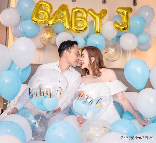 TVB最美女配520官宣产子，甜晒一家三口合影，豪门老公亲自剪脐带