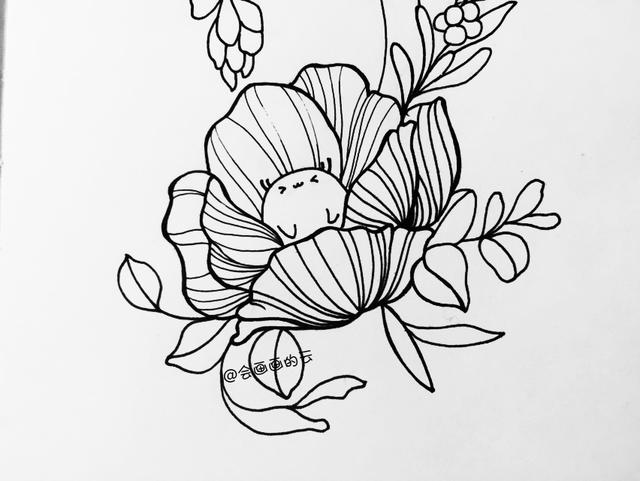 怎么画好看又漂亮的小花，分步骤教你画一朵好看的小花
