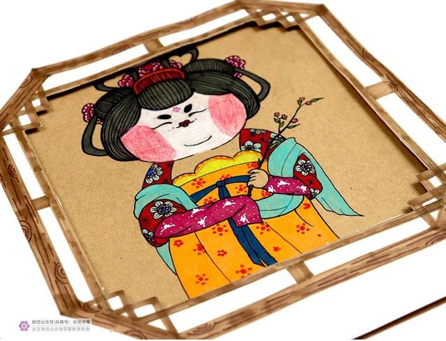 古装照片大全仙女，简笔画的古装仙女哇，抱图111，微信头像（丰腴之美——卡通画唐代仕女）