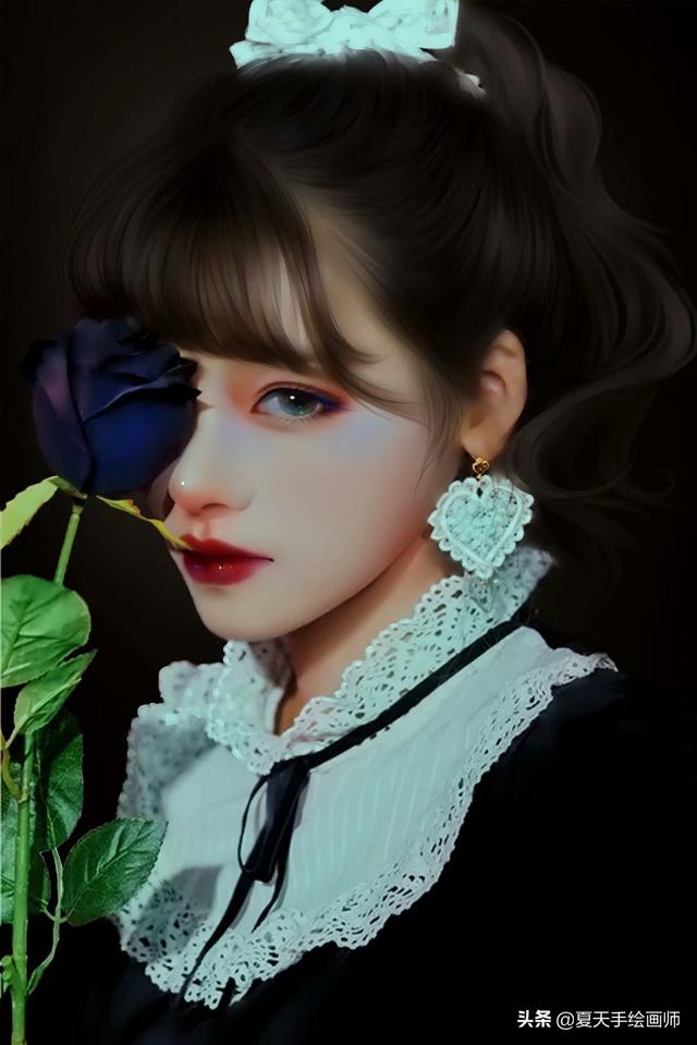 暗黑少女，微信头像，暗黑少女（暗黑系列微信女性头像）