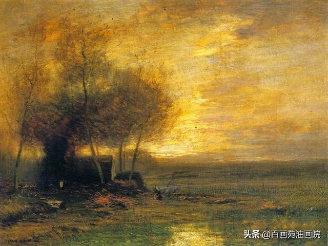 怎样画晴朗的天空，晴朗的天空怎么画简笔（油画风景写生——阴天怎么画）