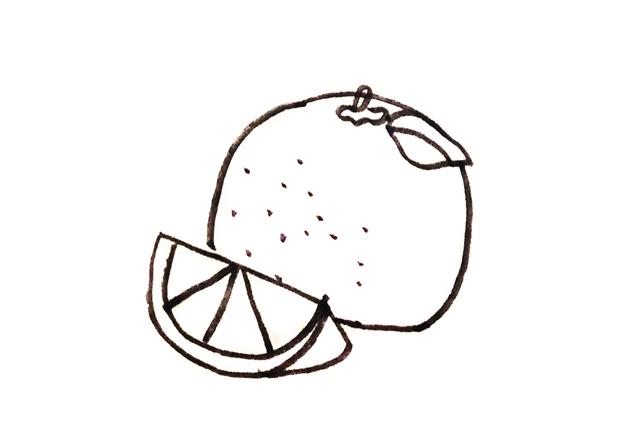 水果简笔画图片大全，简单又好画的水果简笔画（15种不同水果卡通画）