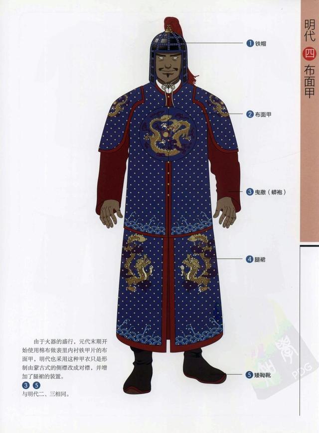 古代男子服饰的图解，周朝男子服装，详细描述（中国古代历代将士盔甲彩图）