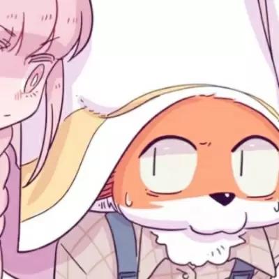 废柴狐阿桔情头，《废柴狐阿桔》情侣头像   动漫微信（今日情头：废柴狐阿桔）