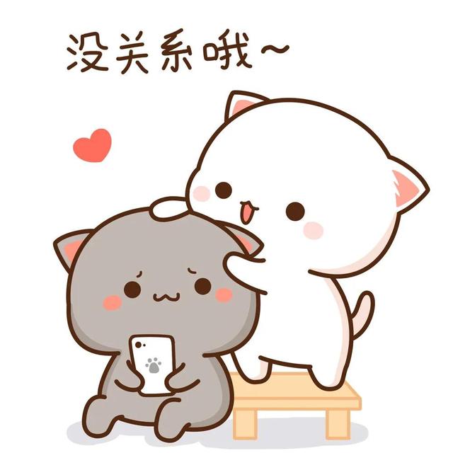 蜜桃猫情侣头像，蜜桃猫圣诞节情头微信（来自于蜜桃猫系列可爱卡通动漫二次元小头像精选集～）