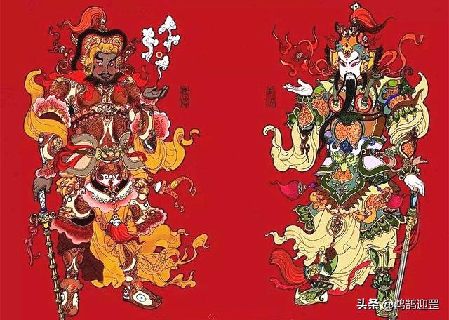 古代门神是哪两位，我国门神除过秦琼敬德赵云马超外