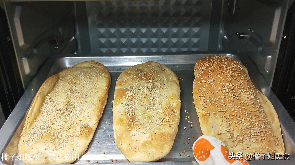 圖片[9]-【芝麻餅】做法步驟圖 餅皮酥脆 越嚼越香-起舞食譜網