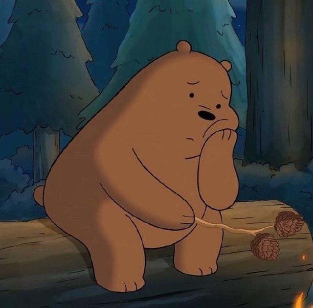 咱们裸熊白熊头像，咱们裸熊--白熊微信（我只是不开心）