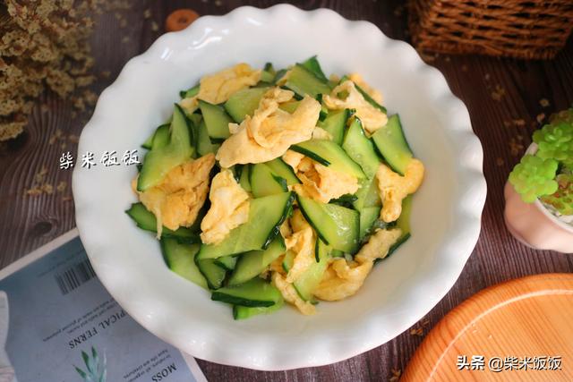 家常鸡蛋炒黄瓜做法大全，黄瓜清脆不出水