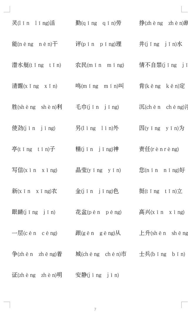 前鼻韵母有哪些，五个前鼻韵母都有哪些（前鼻韵母与后鼻韵母的区分方法与练习）