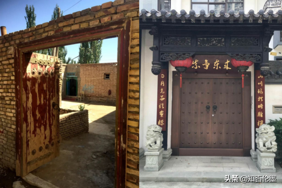 农村大门图片(农村自建别墅大门推荐)