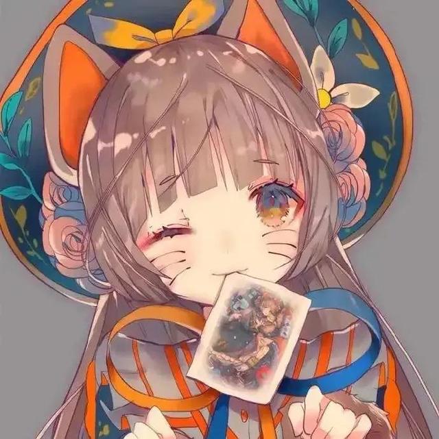 二次元w，微信头像，二次元w（动漫二次元人物卡通可爱头像合集）