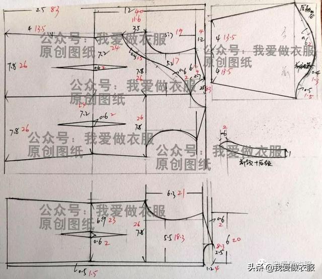 旗袍裁剪教程大全图解，中国风旗袍装裁剪图