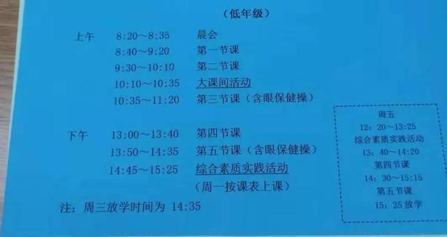 小学几点放学，小学生中午几点放学（苏州37所重点中小学分班、课程表、作息时间汇总）