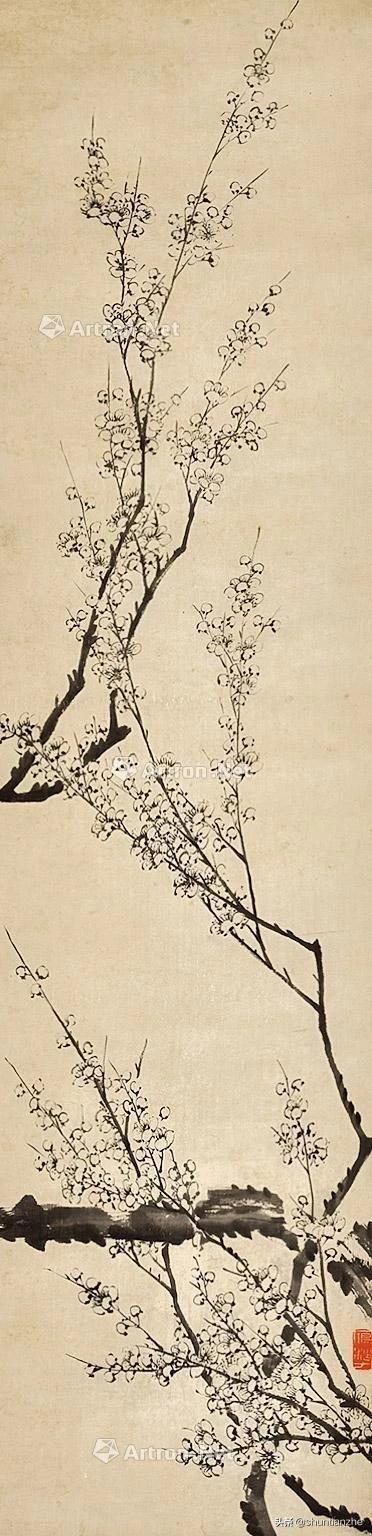 写意梅花100种画法，构图一百例，学完够用了