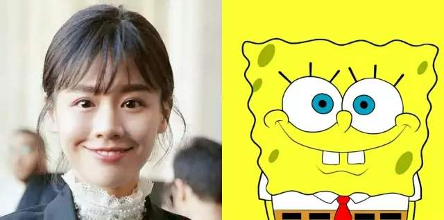 马思纯的微笑是什么梗，马思纯撞脸海绵宝宝的原因找到了