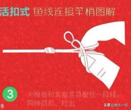 绑鱼线主线打结方法，鱼线主线的绑法（手竿鱼线连接竿梢图解）