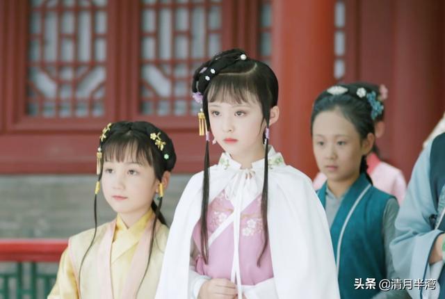 蒋梦婕林黛玉美图，七版黛玉进贾府