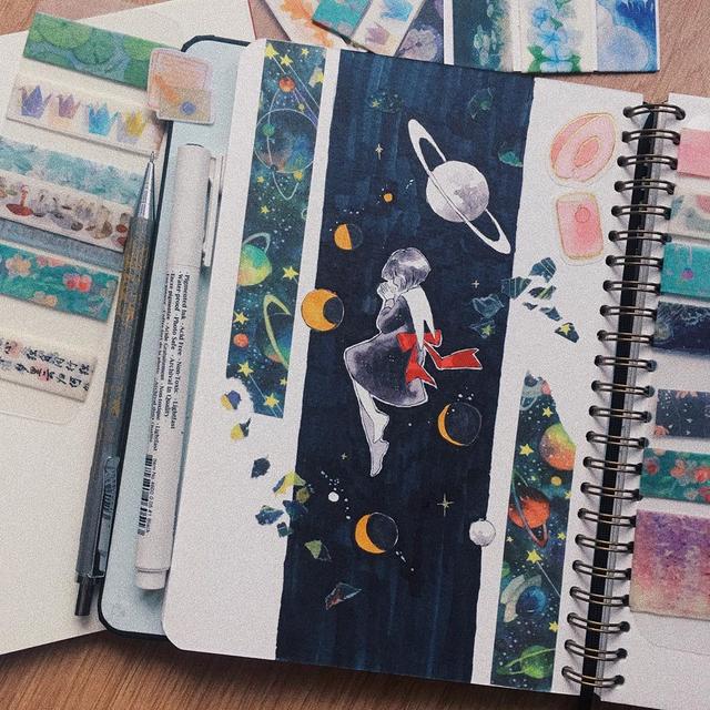 水彩画古风人物教程，水彩画人物教程（这样的水彩好想画）