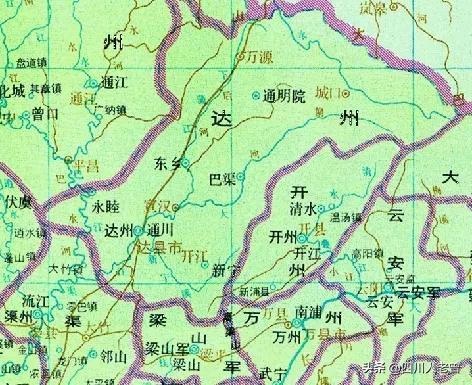 达县属于哪个市，达县属于哪个省哪个市（宕渠、巴渠、通州、通川、绥定）