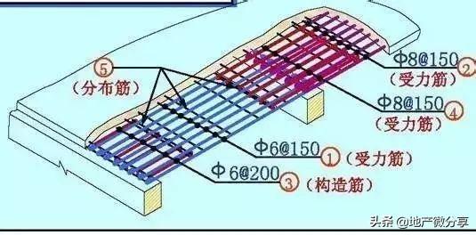 板跨是指板宽还是板长（受力筋、架立筋、贯通筋）