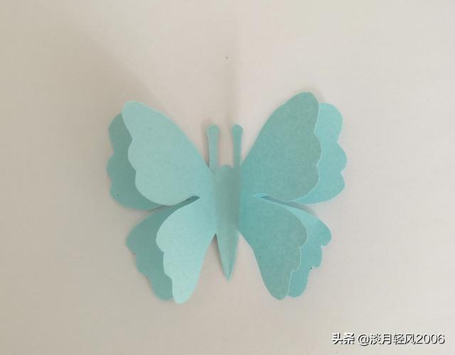 立体蝴蝶折纸步骤图解，蝴蝶怎么折最简单的（简单又好看的幼儿手工作业来了）