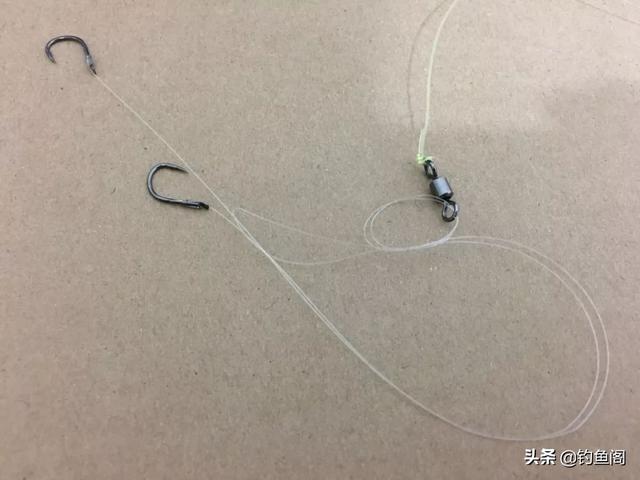 子线与八字环的绑法，主线与八字环的绑法图解（子线与八字环的2种连接方式）