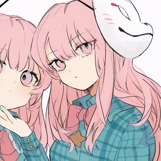 好看闺头♡，微信头像，好看闺头♡（一组超好看的闺蜜头像集）