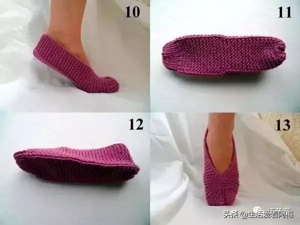 新手勾鞋子一步一步教，鞋子的钩法详解简单几步教会你（是时候为家人钩织地板拖了）