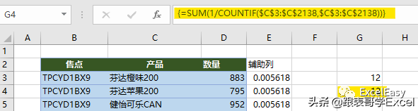 excel不显示科学计数，excel数字显示不正常（Excel数据分析技巧之不重复计数）