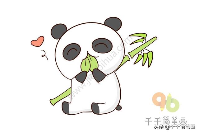 熊猫怎么画漂亮又简单，熊猫怎么画（动物简笔画：熊猫怎么画）