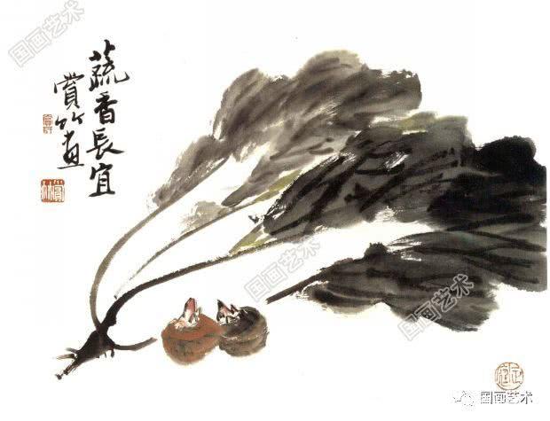 写意蔬果番茄的画法，写意蔬果画法步骤示范