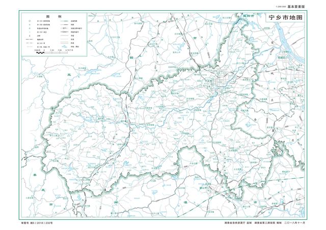 长沙地图各区分布图，长沙地铁区域划分地图（湖南省长沙市宁乡市）