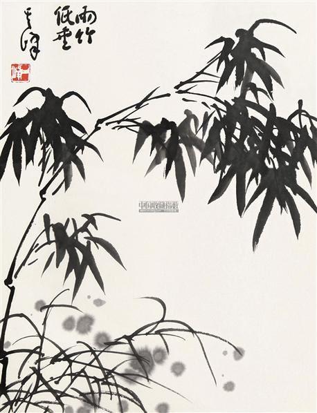 竹子怎么画，竹子怎么画素描（孙其峰图文示范墨竹画法）