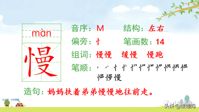 慢慢拼音怎么读，慢慢拼音（二年级下册语文课文19《大象的耳朵》图文详解及同步练习）