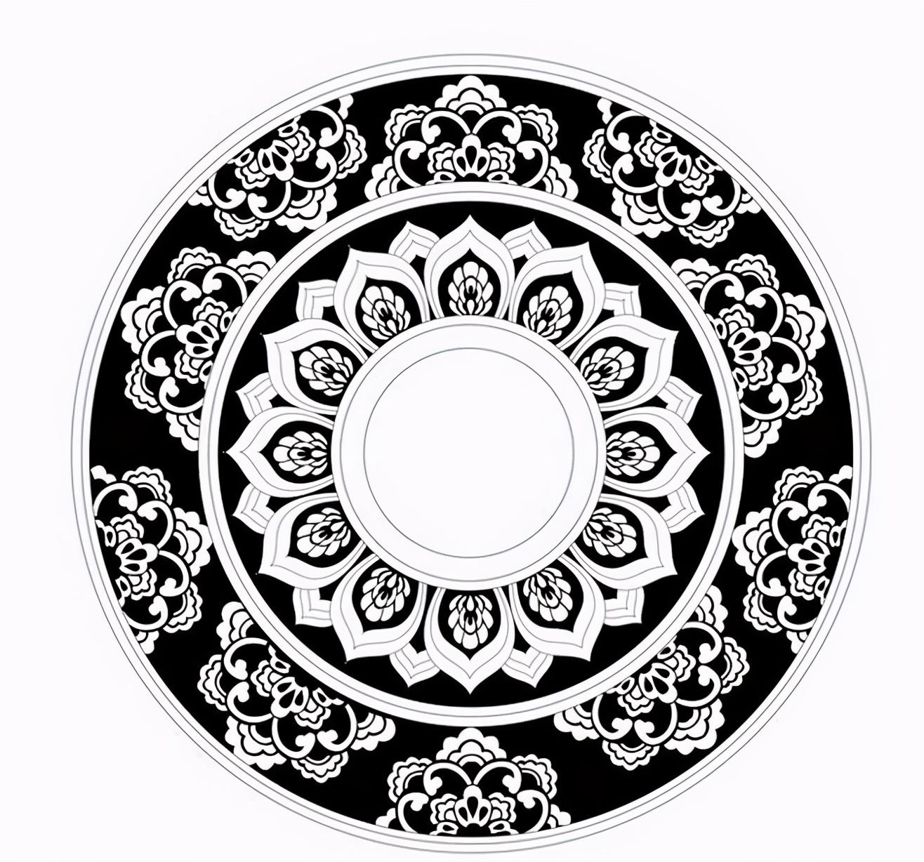 莲花纹莲花纹从南北朝后流行,多出现在瓷器上,作为装饰.