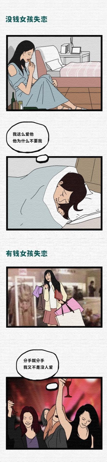 有钱人和没钱人的区别经典句，有钱人没钱人经典语录（这就是有钱女生和没钱女生的差别）