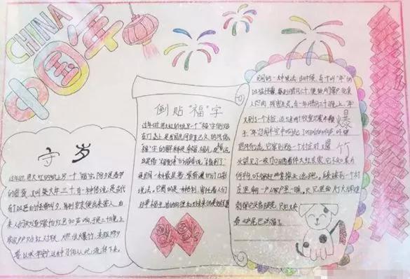 中国美食手抄报内容，小学生中国美食手抄报模板（）